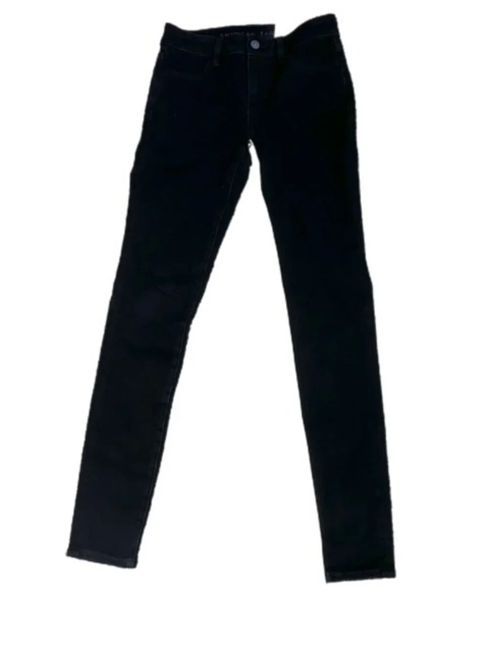 American Eagle Dream Stretch High Rise Classic Jegging True Black Size 0/25W NWT - Picture 2 of 9